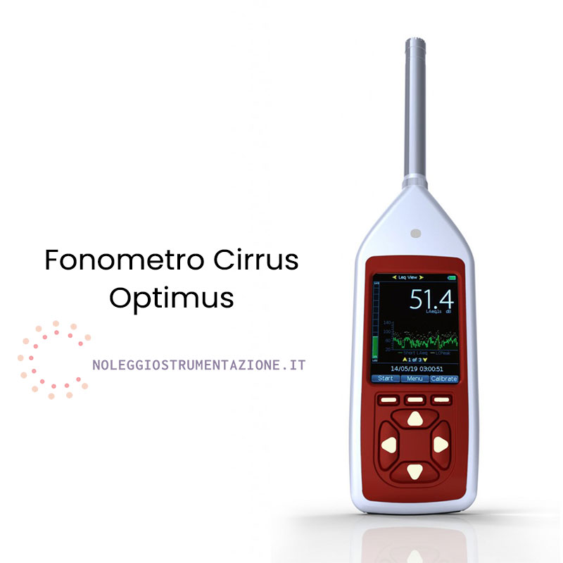 Fonometro Cirrus Optimus Mod. CR:162C E CR:161C