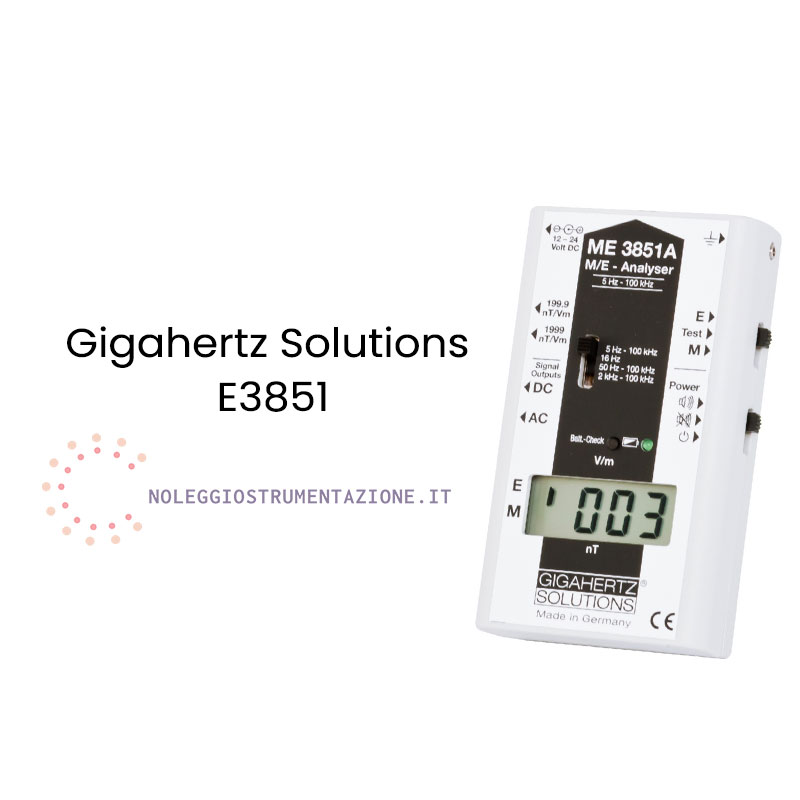 Gigahertz Solutions ME3851 Misuratore di Campi Elettromagnetici Bassa Frequenza